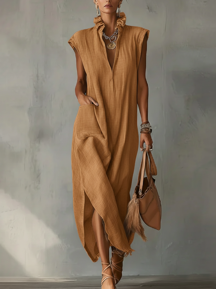 Mia | Ruffle Spring Maxi Dress