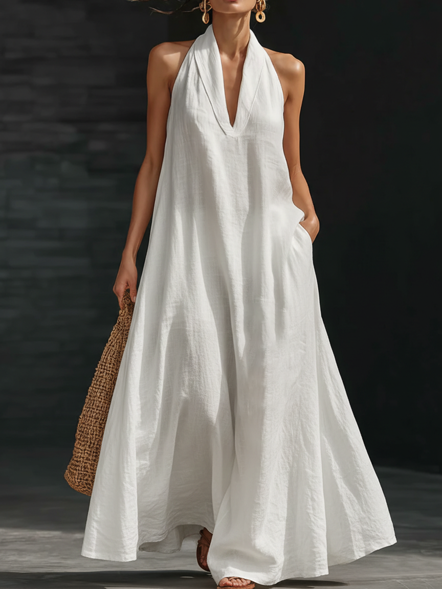 Abigail | Halter Maxi Dress