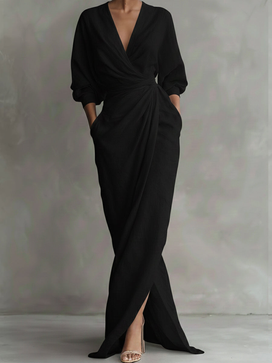 Avery | Wrap Maxi Dress
