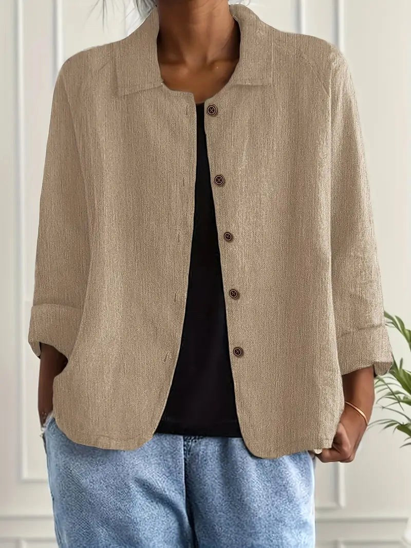 Adelheid | Sand Neutral Blouse