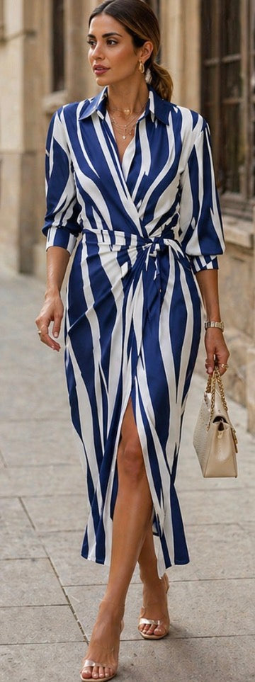 Paloma | Printed Wrap Dress
