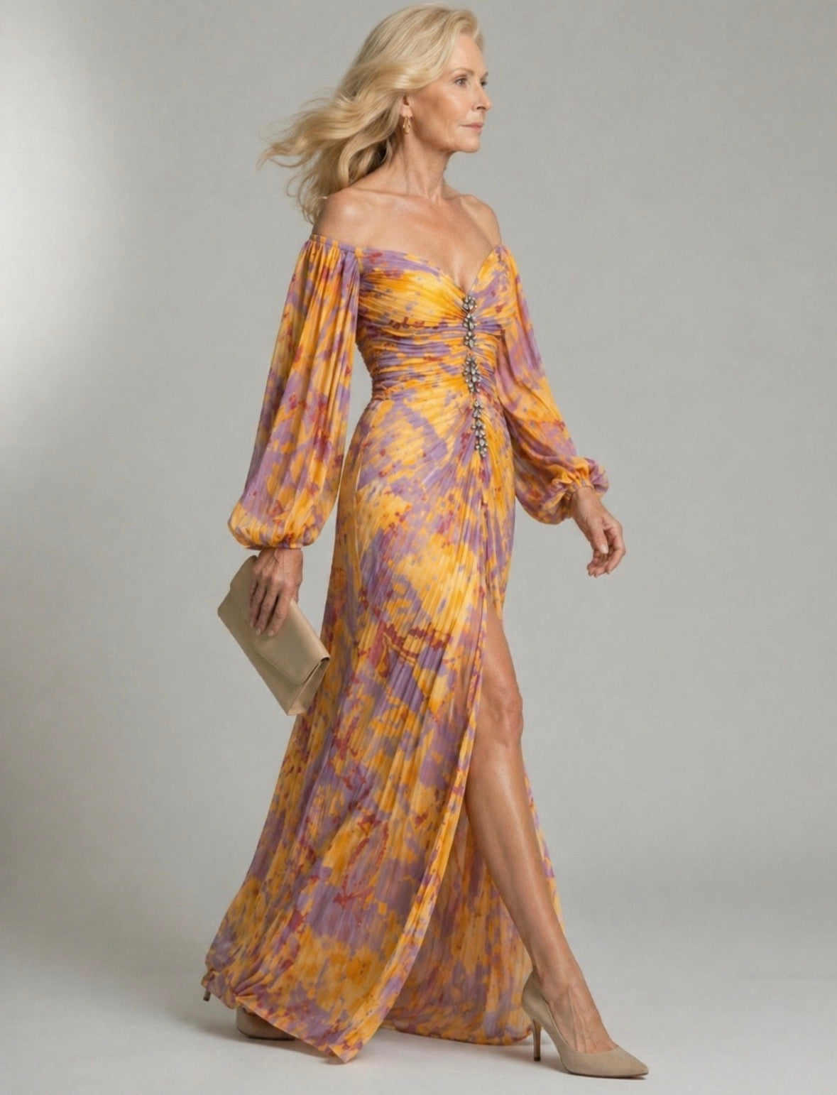 Isolde | Elegant V-Neck Dress