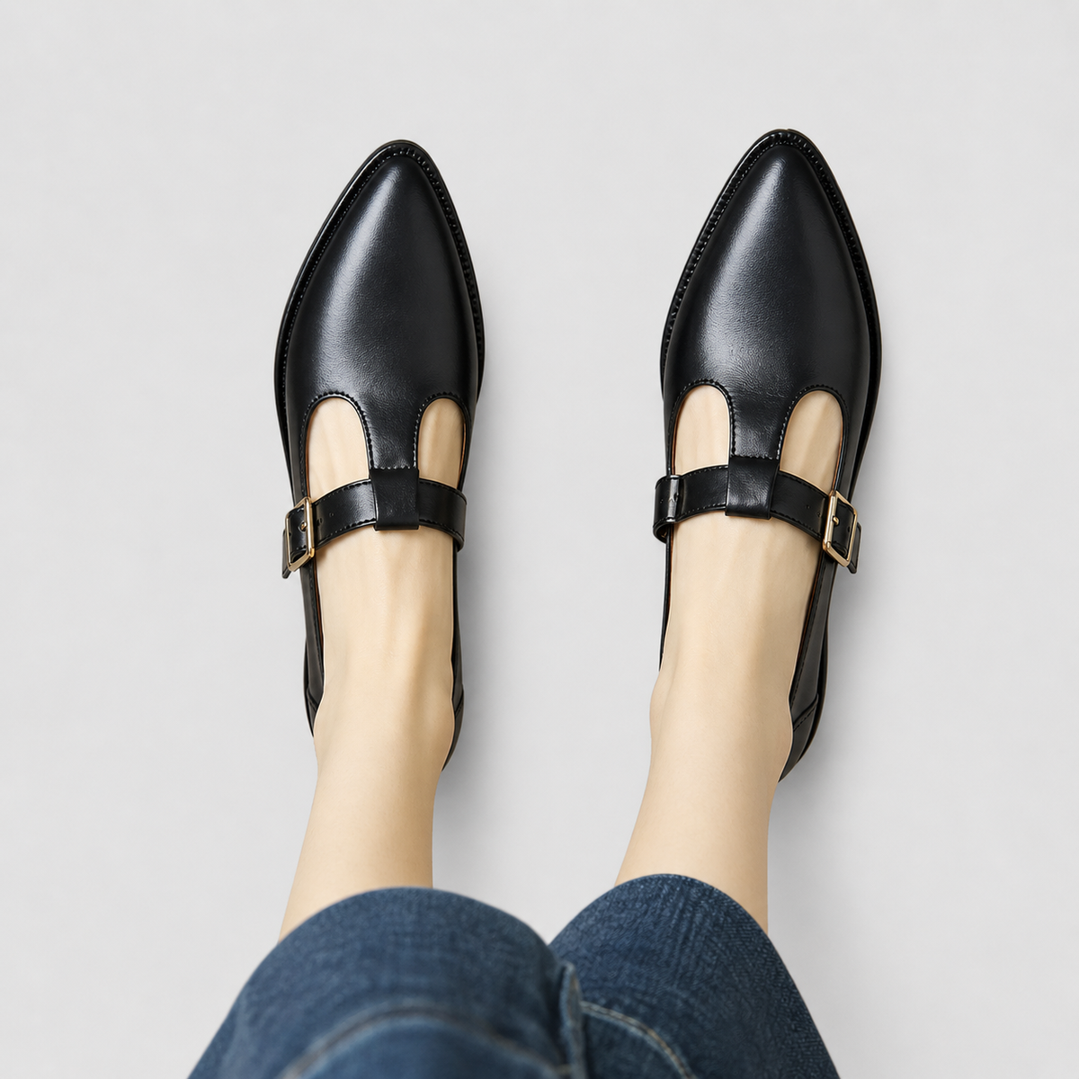 Mia | Comfort Leather Mary Janes