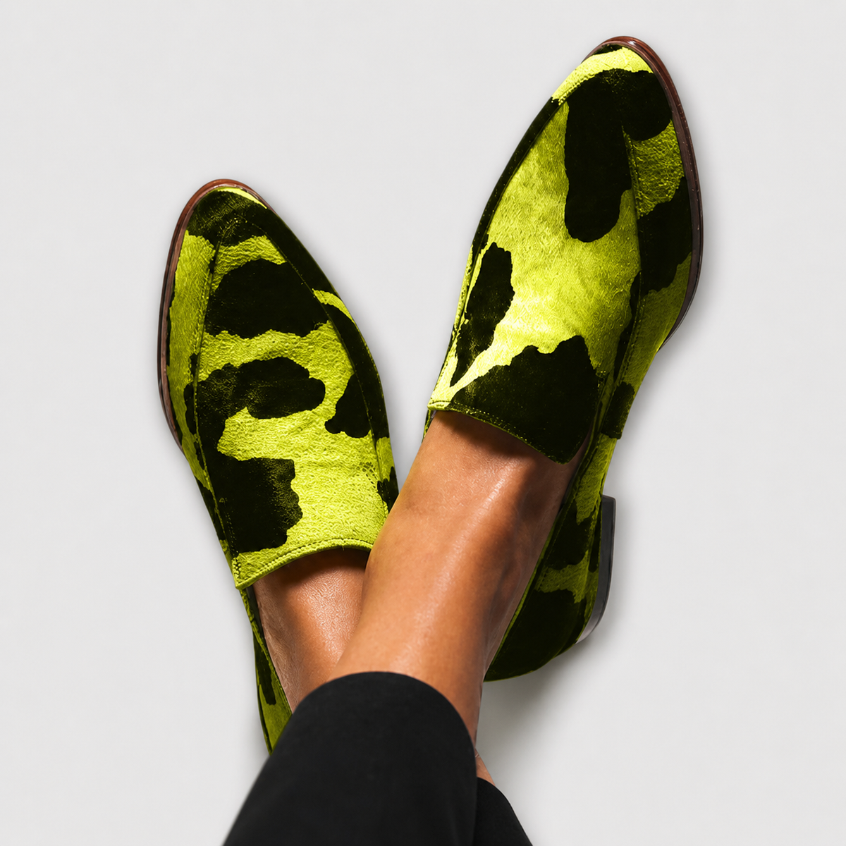 Paloma | Cow-Print Loafers