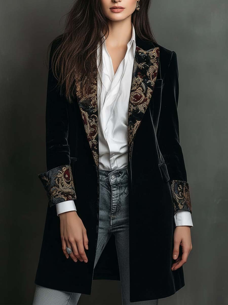 Camilla | Baroque Print Blazer