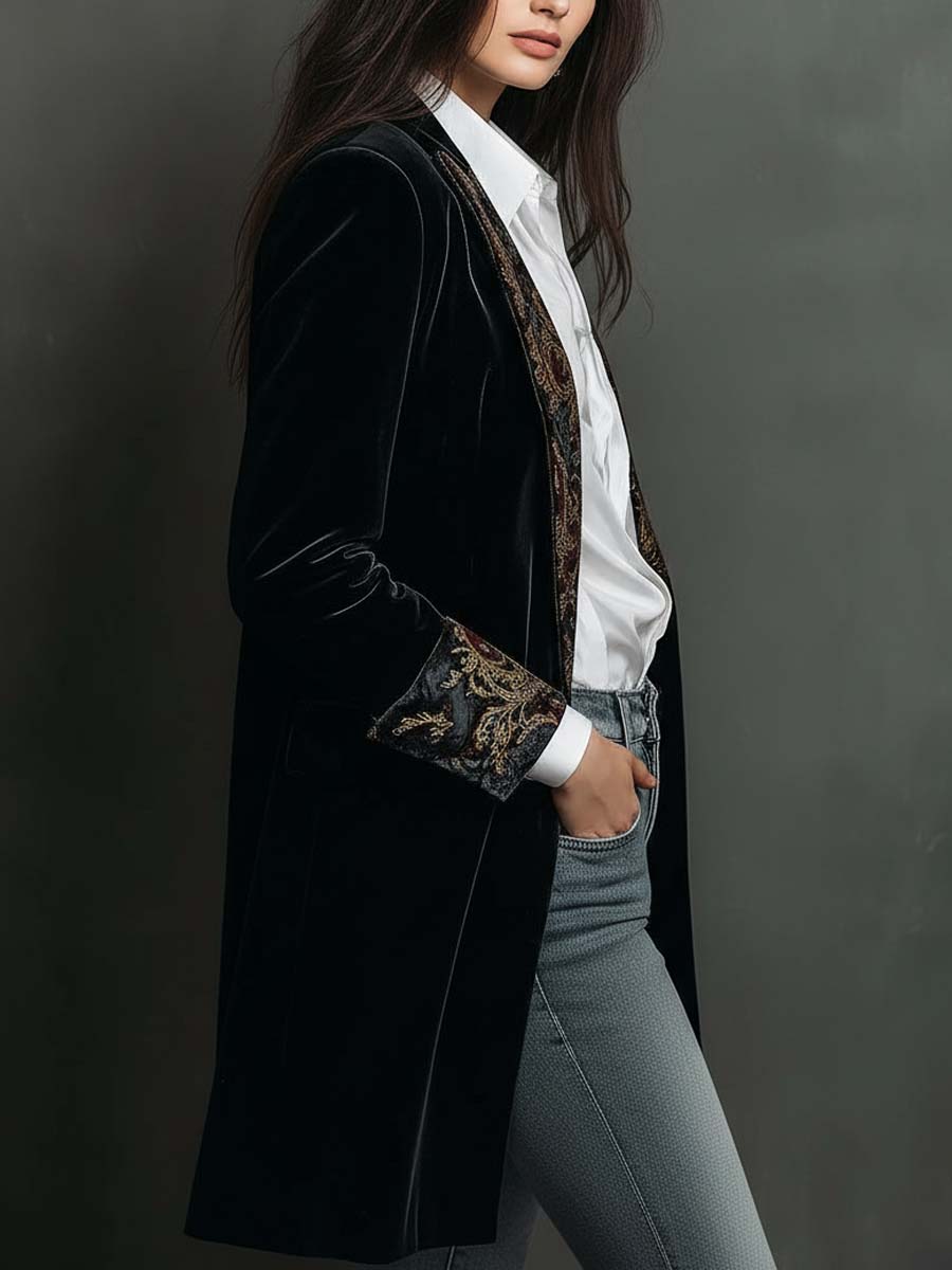 Camilla | Baroque Print Blazer