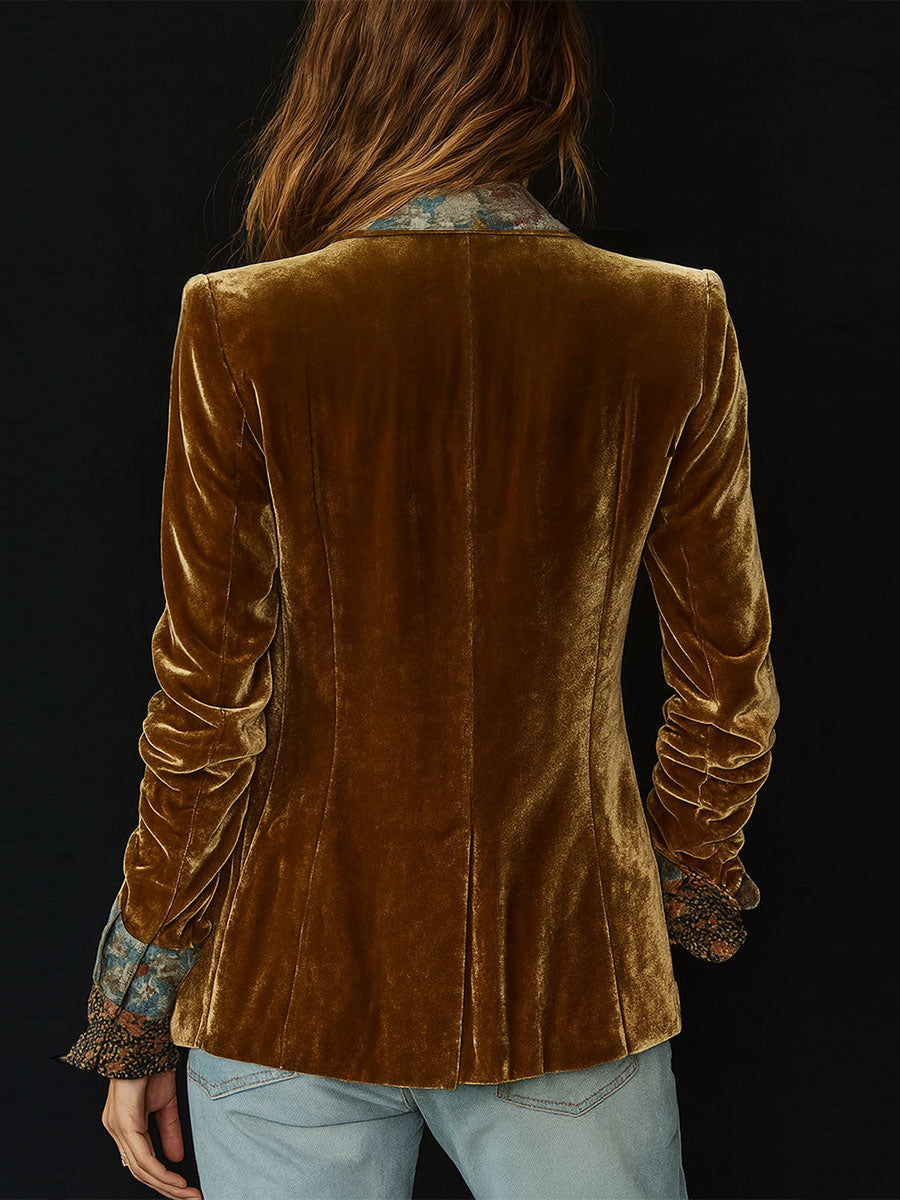 Anna | Floral Patchwork Blazer