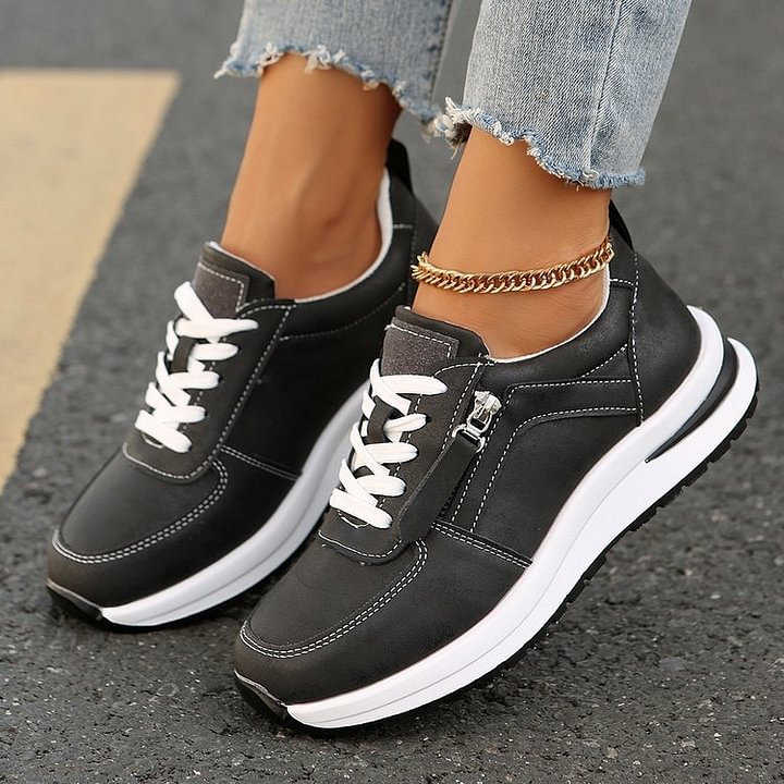Aria | Orthopedic Zip Sneakers