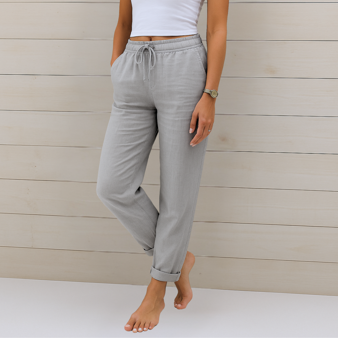 Mia | Breathable Elastic-Waist Pants