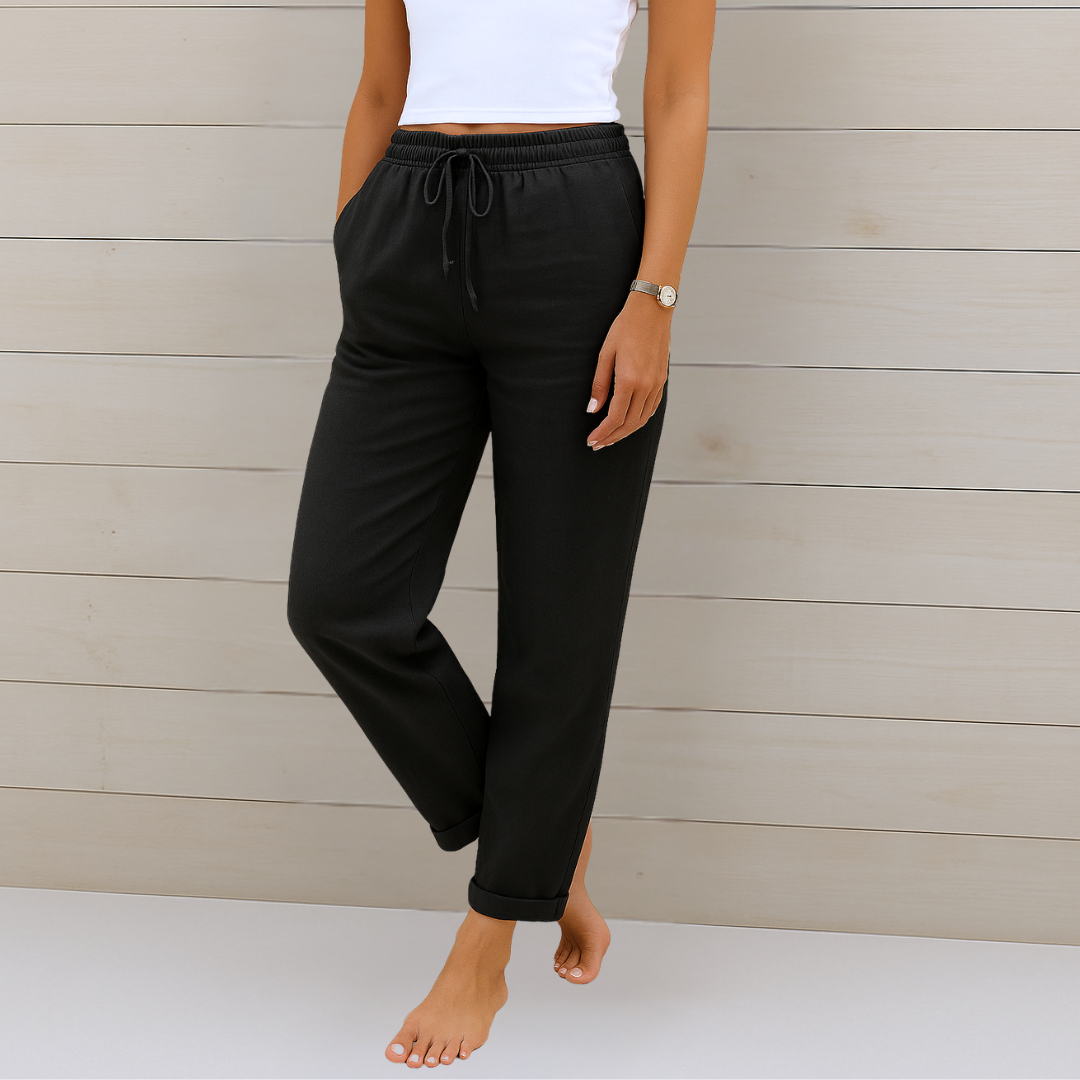 Mia | Breathable Elastic-Waist Pants