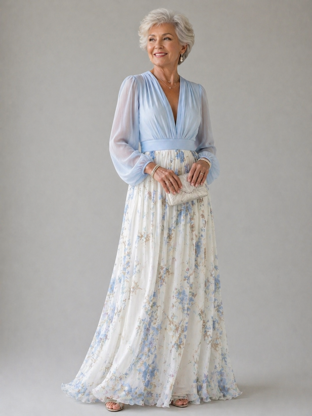 Georgia | Elegant Flowing Maxi Dress