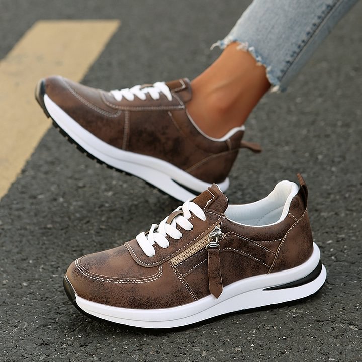 Aria | Orthopedic Zip Sneakers