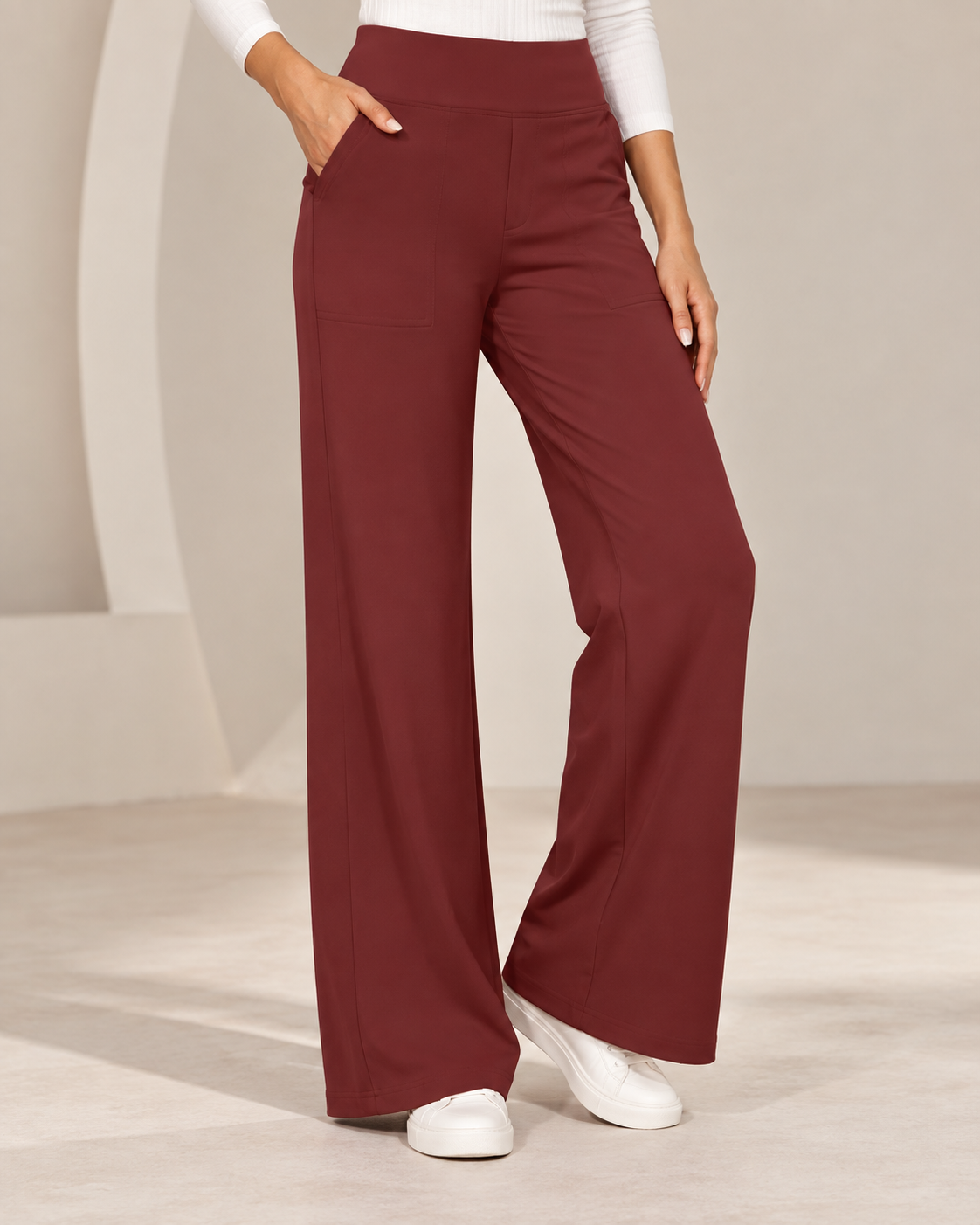 Lize | Wide-Leg Stretch Pants