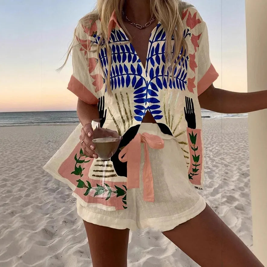 Ava | Breathable Tee and Shorts Set