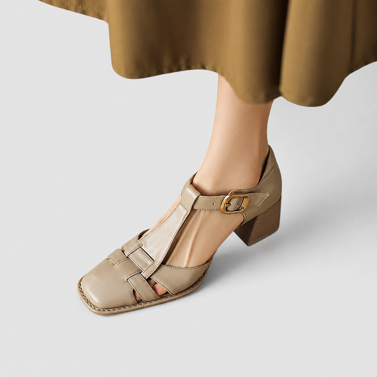 Scarlett | Comfort T-Strap Sandals