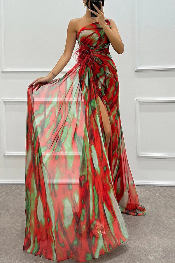 Noelle | Vibrant Draped Dress