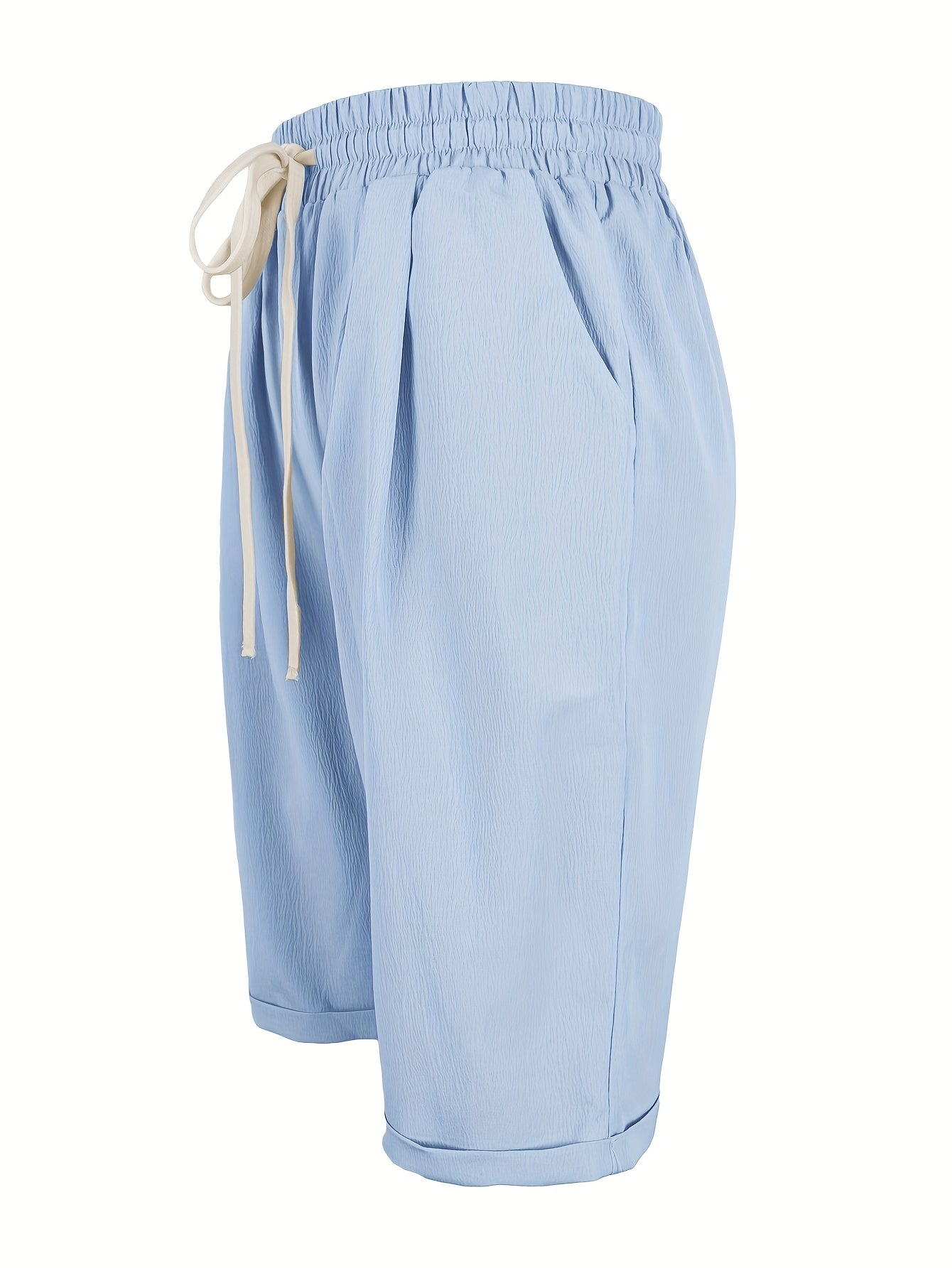 Amelia | Relaxed Cotton-Linen Capri Pants