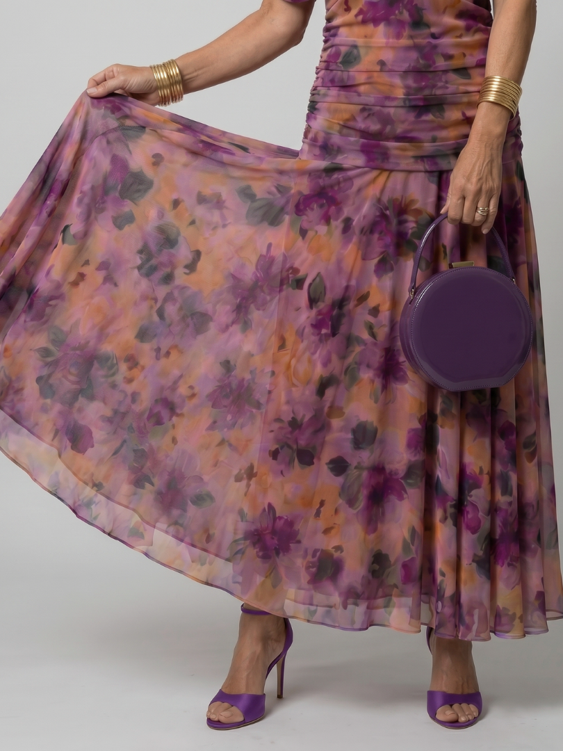 Giselle | Off Shoulder Flow Midi Dress