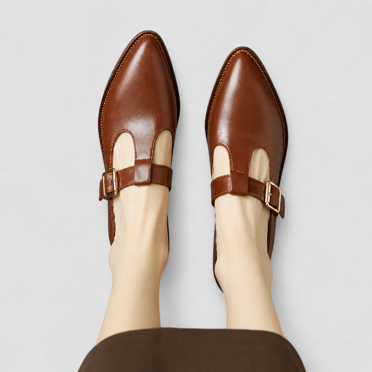 Mia | Comfort Leather Mary Janes