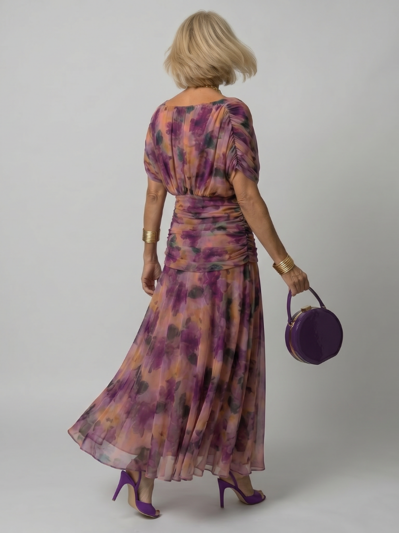 Giselle | Off Shoulder Flow Midi Dress