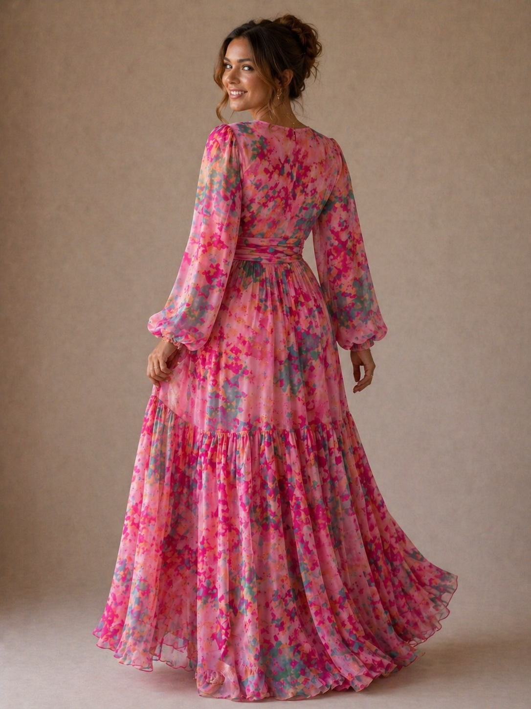 Octavia | Floral Print Wrap Dress