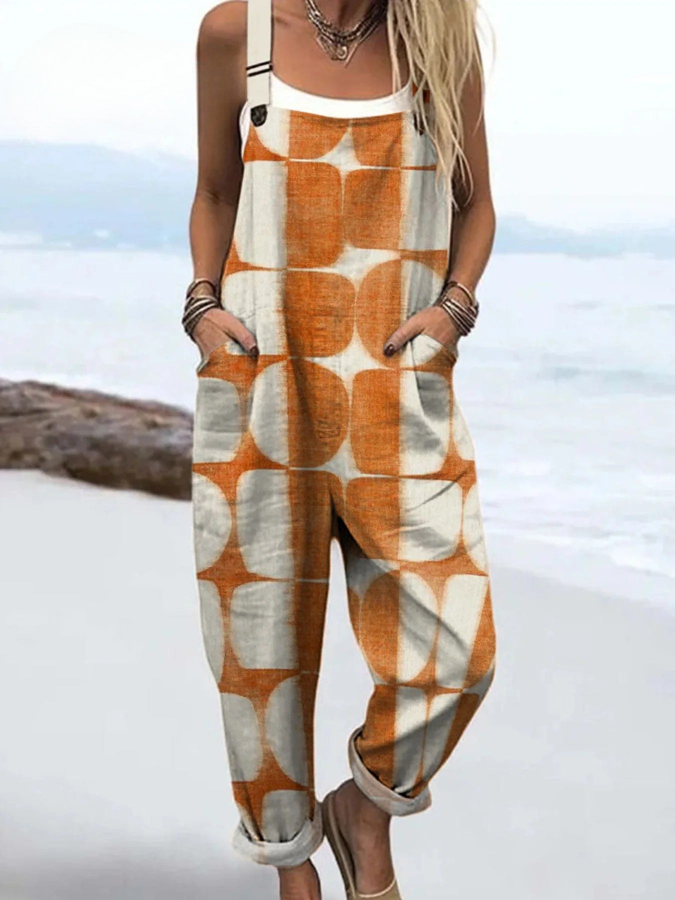 Ava | Retro Rust Overalls