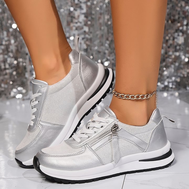 Aria | Orthopedic Zip Sneakers
