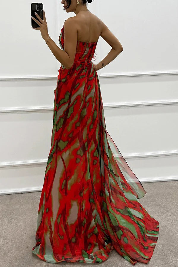 Noelle | Vibrant Draped Dress