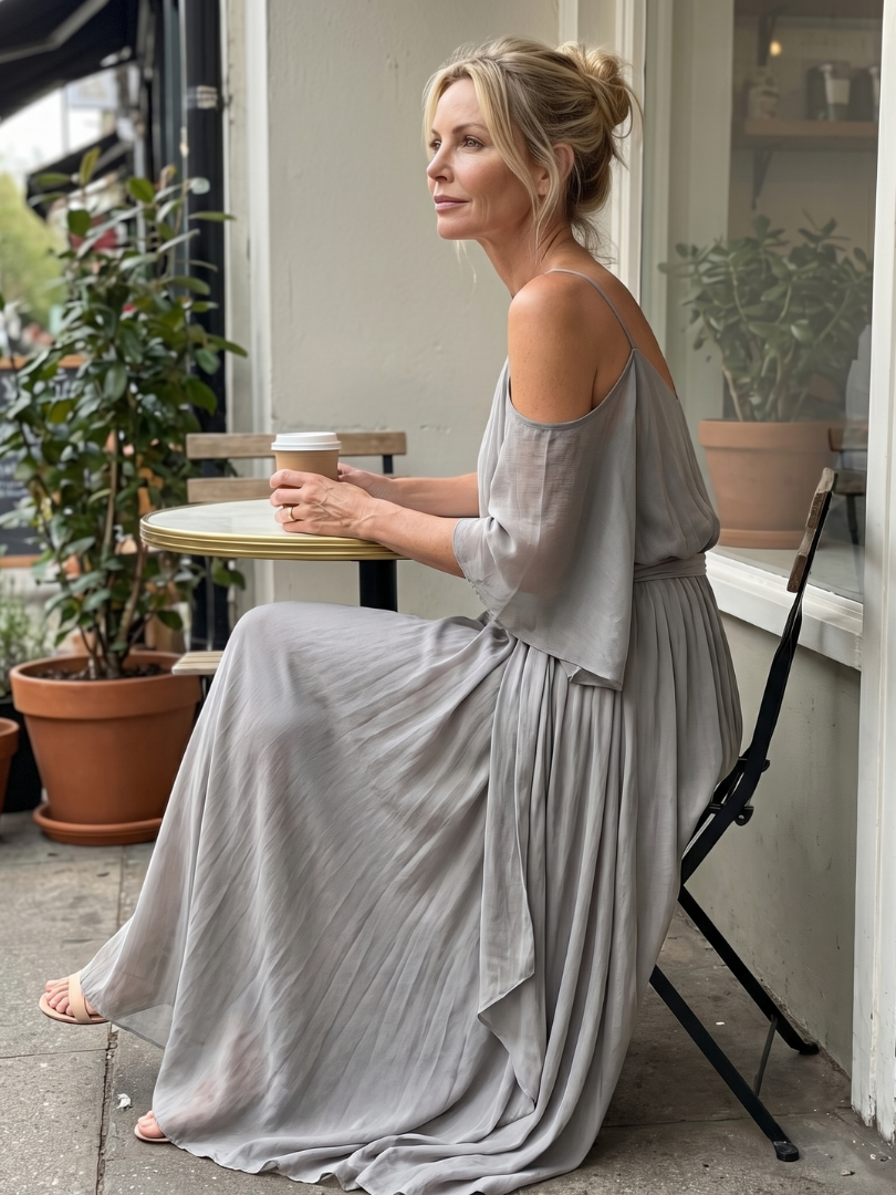 Marisol | Cold-Shoulder Top & Wide-Leg Set