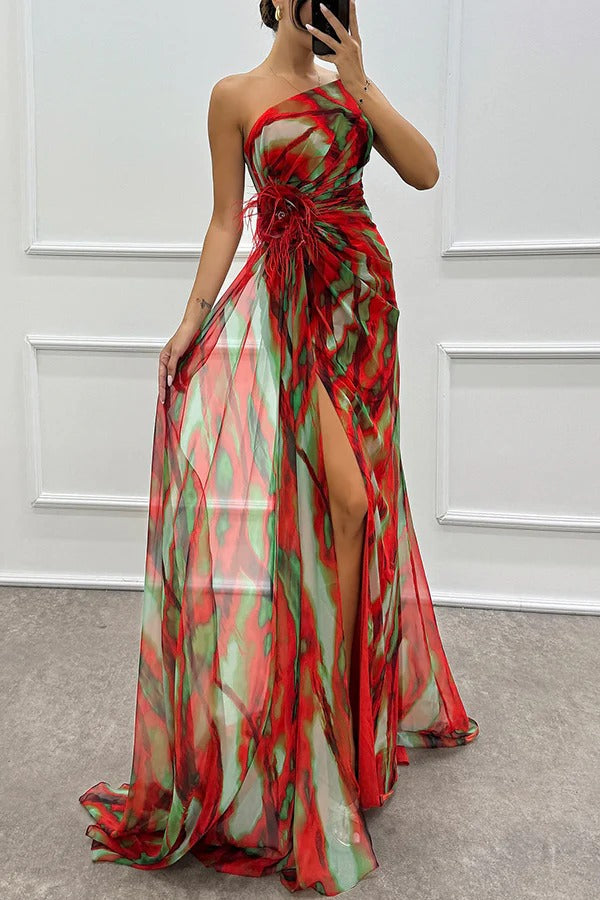 Noelle | Vibrant Draped Dress