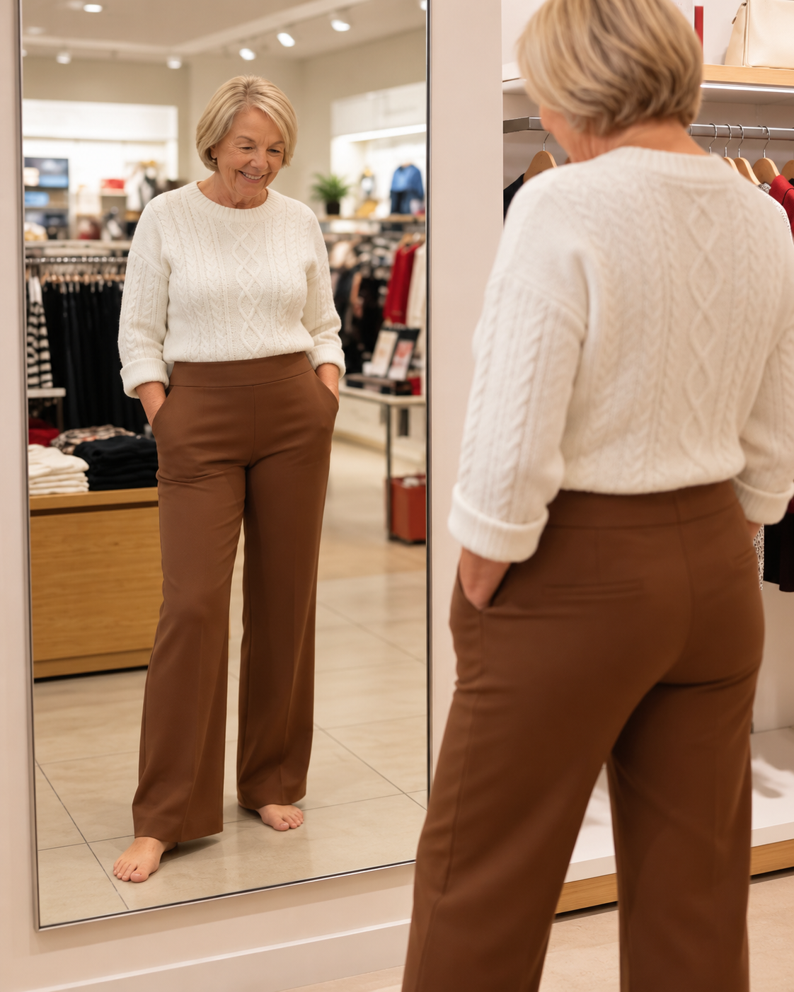 Lize | Wide-Leg Stretch Pants
