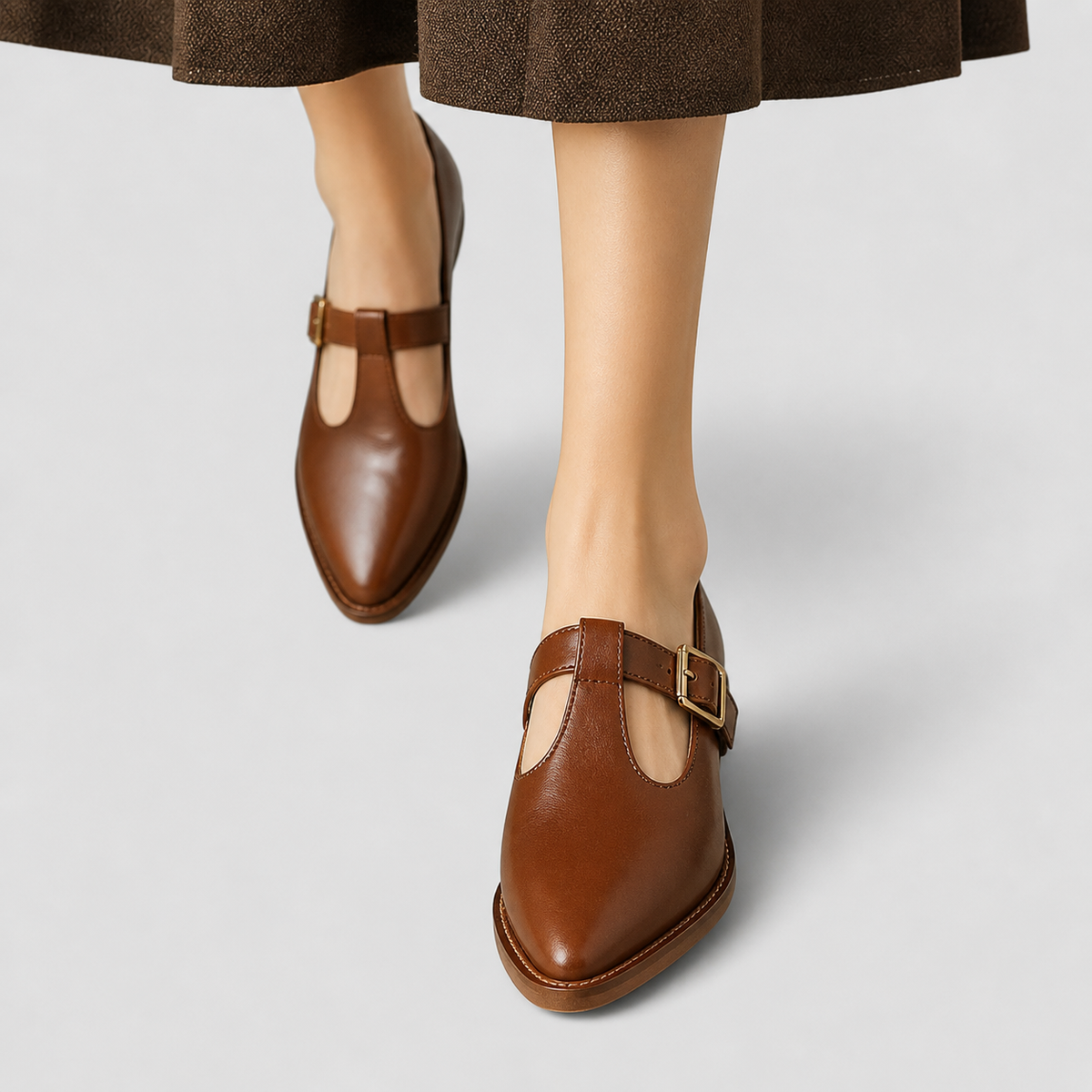 Mia | Comfort Leather Mary Janes