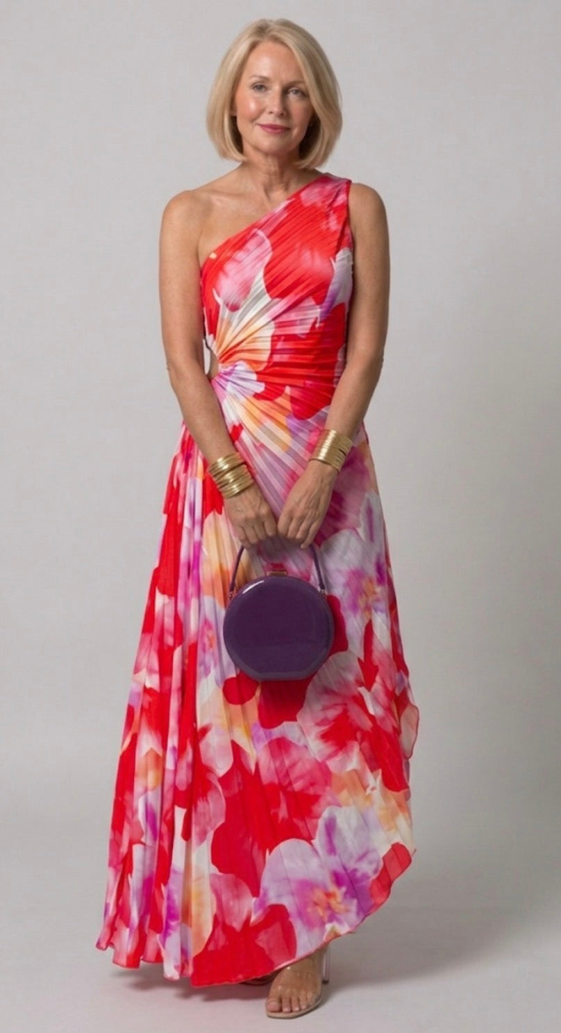 Sienna | Vibrant Tropical Evening Dress