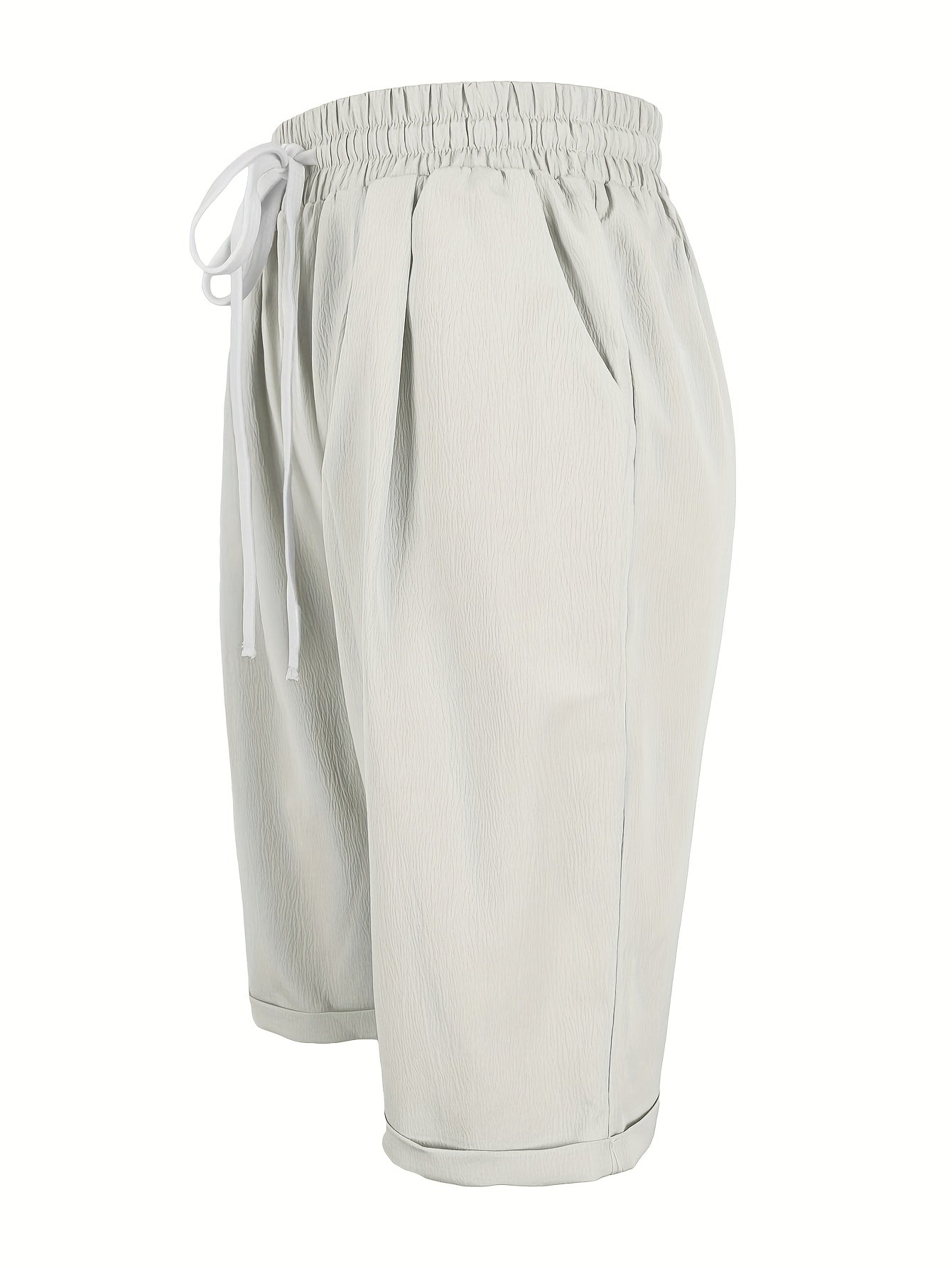 Amelia | Relaxed Cotton-Linen Capri Pants