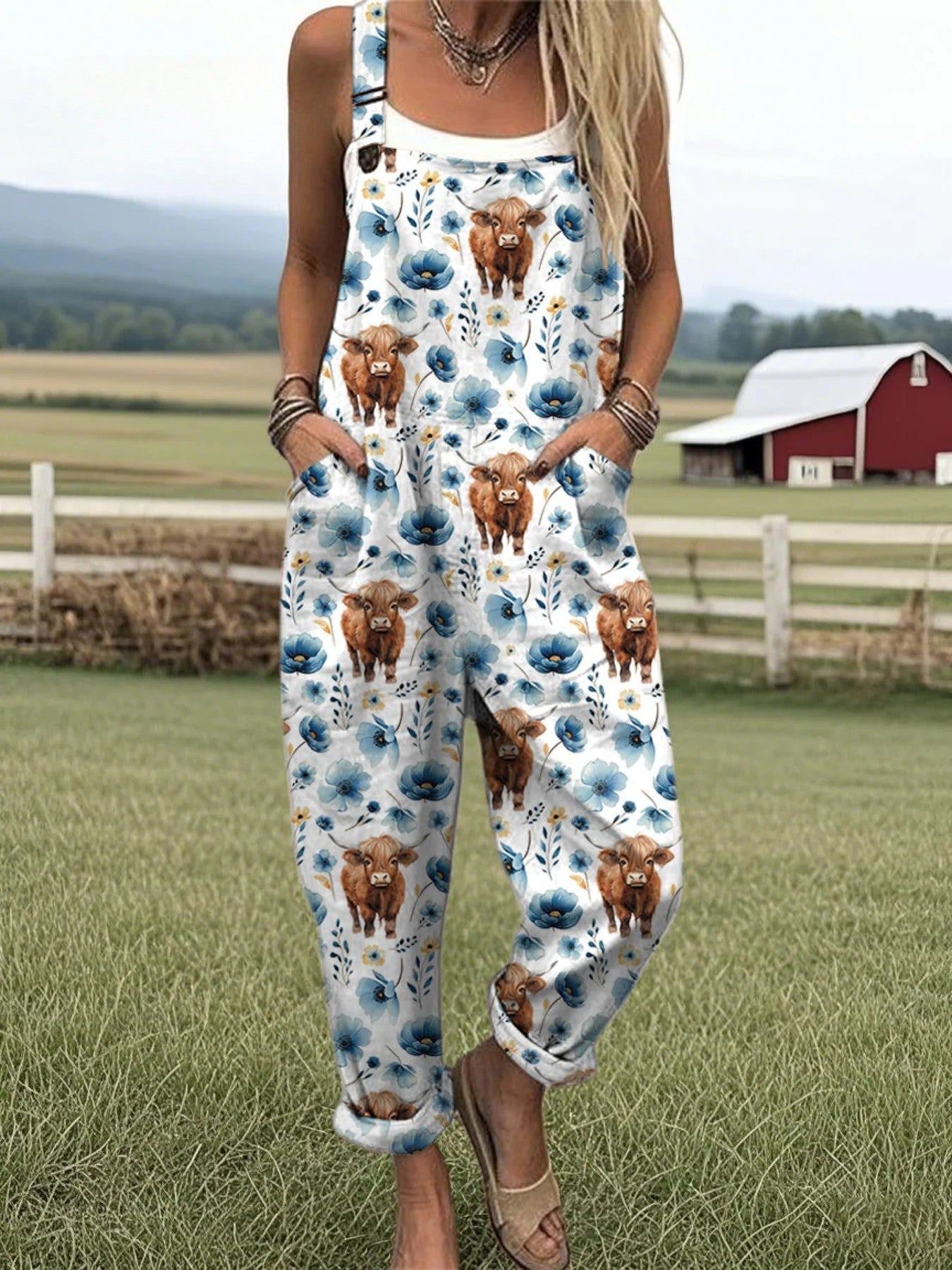 Elizabeth | Highland Bloom Overalls