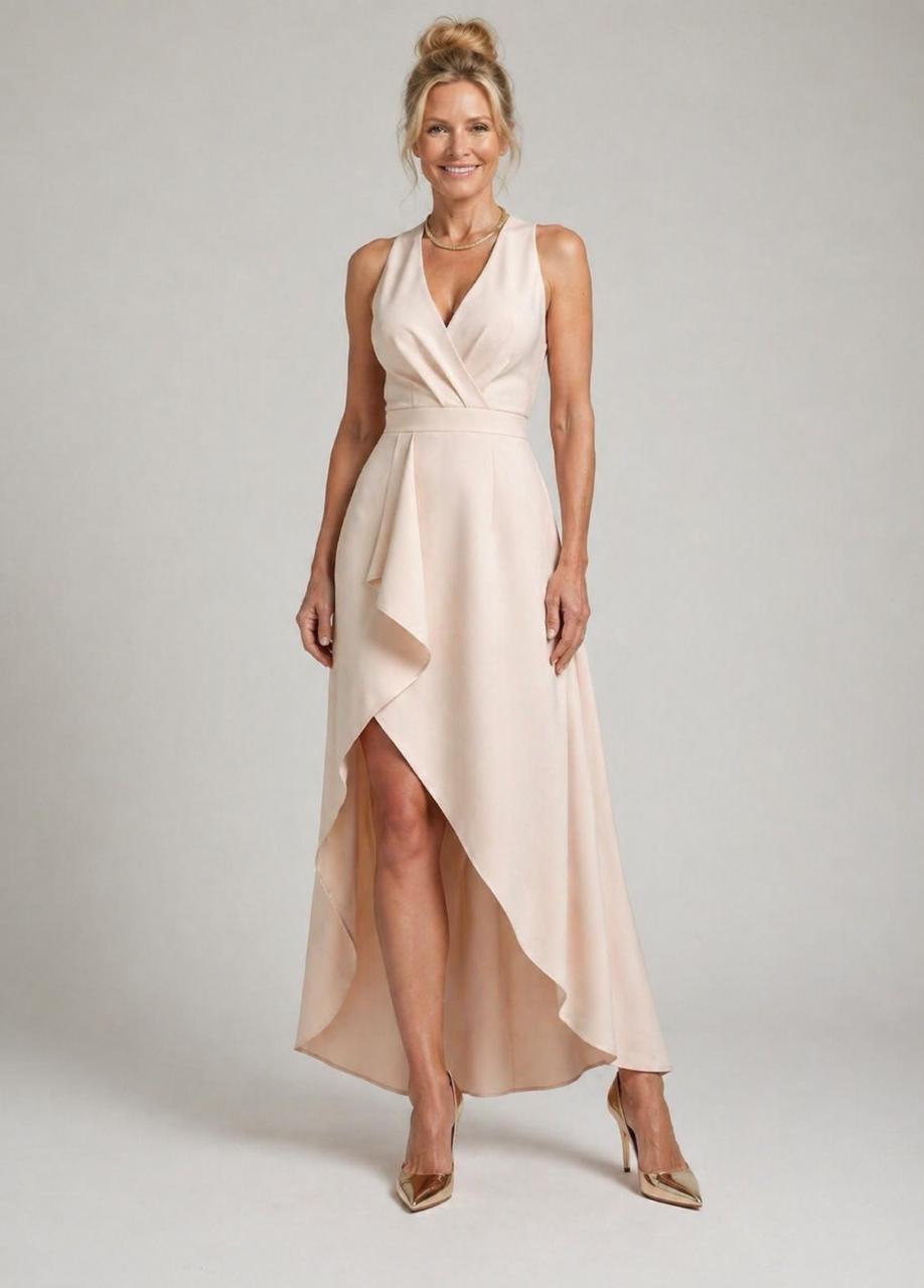 Marguerite | V-Neck Wrap Midi Dress