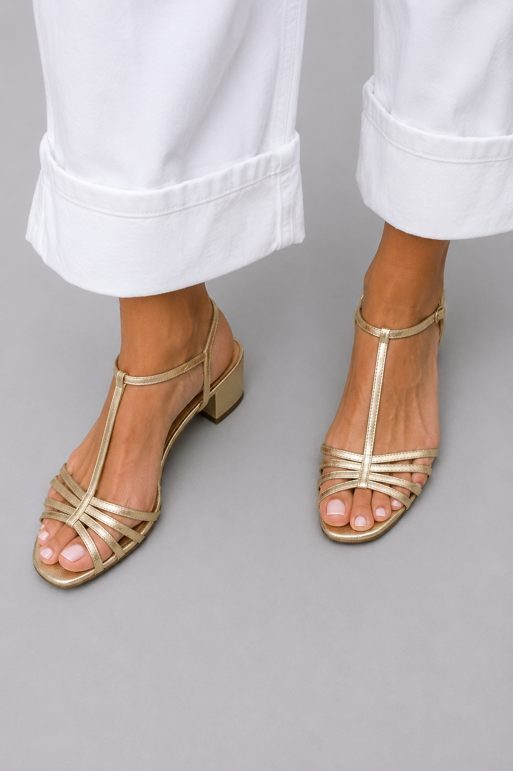 Elizabeth | Golden Everyday Sandals