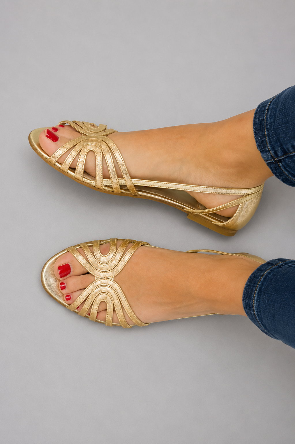 Chloe | Golden Light Sandals