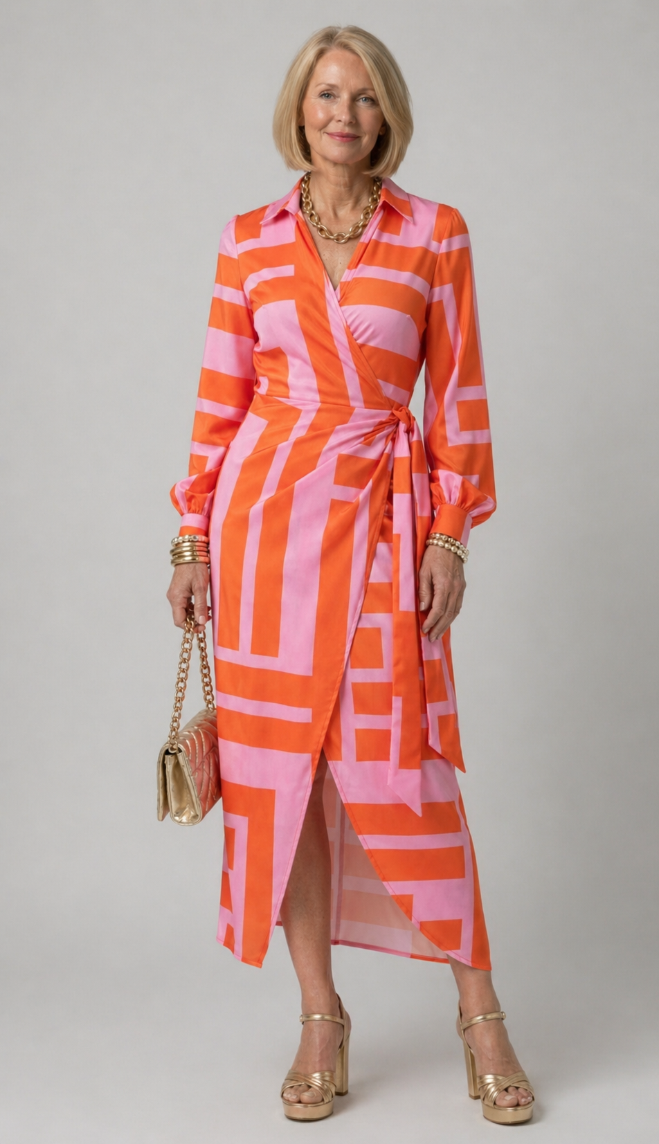 Paloma | Printed Wrap Dress