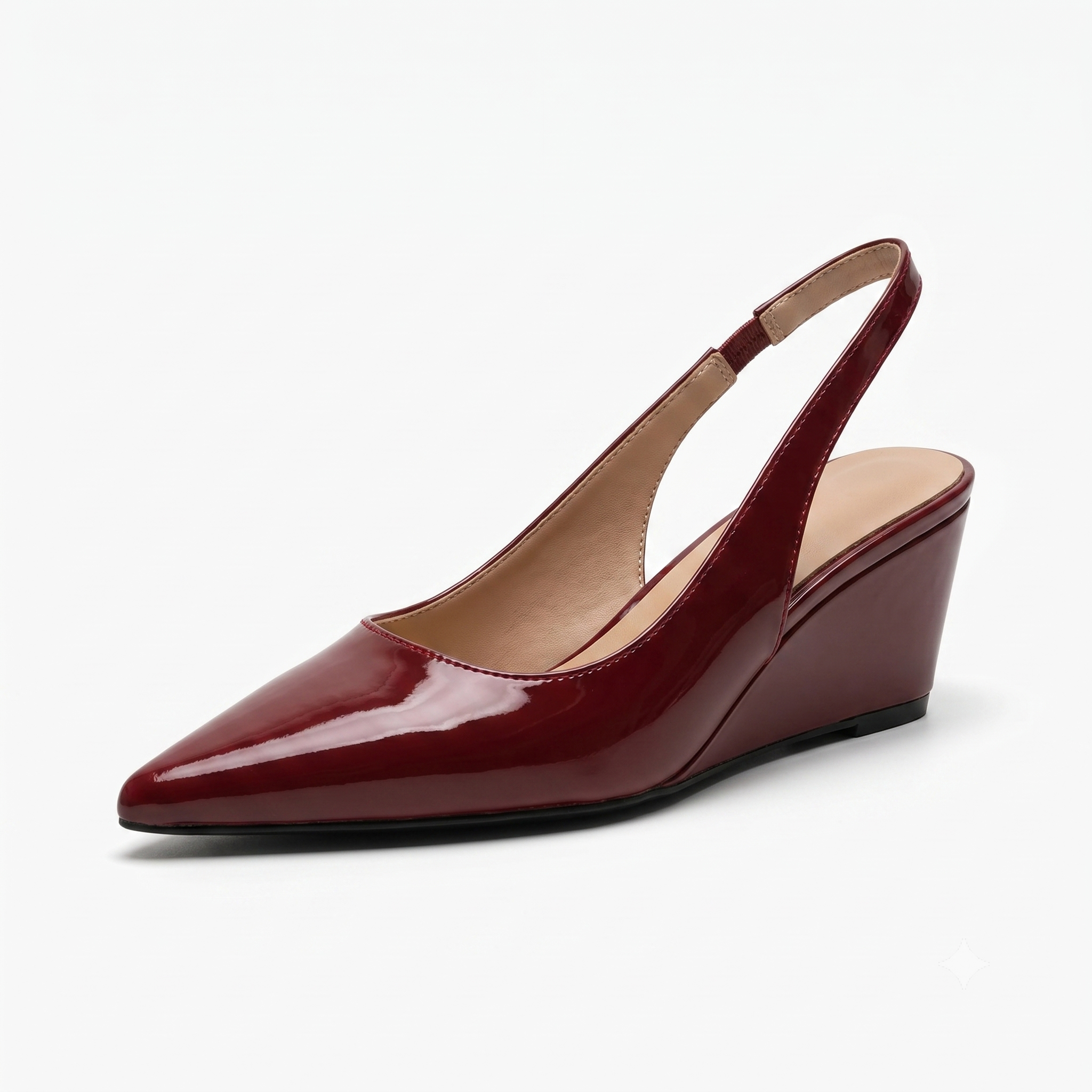 Elena | Slingback Wedge Heels