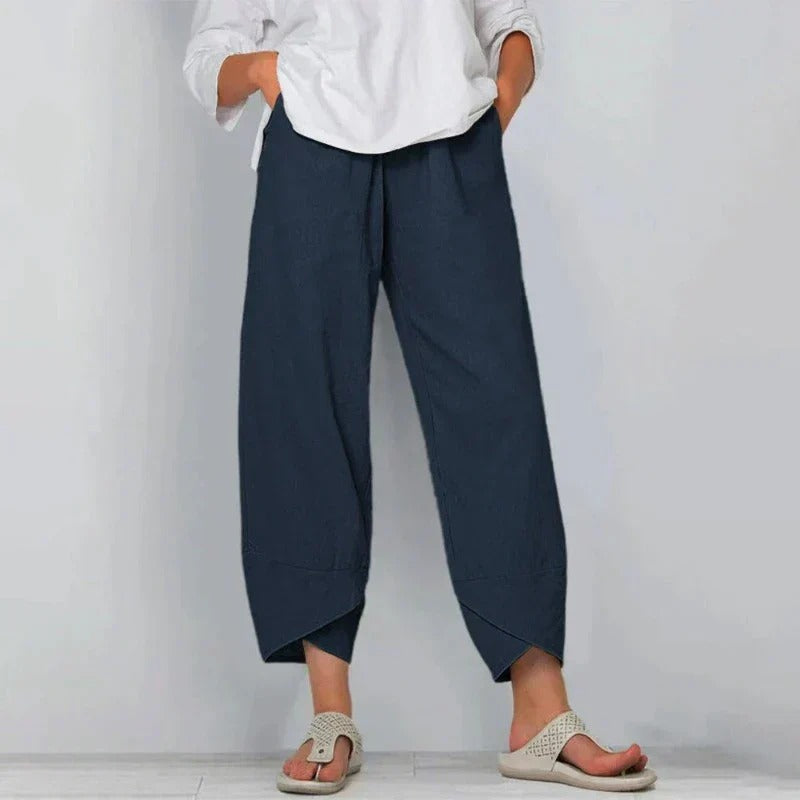 Scarlett | Cotton-Linen Summer Pants