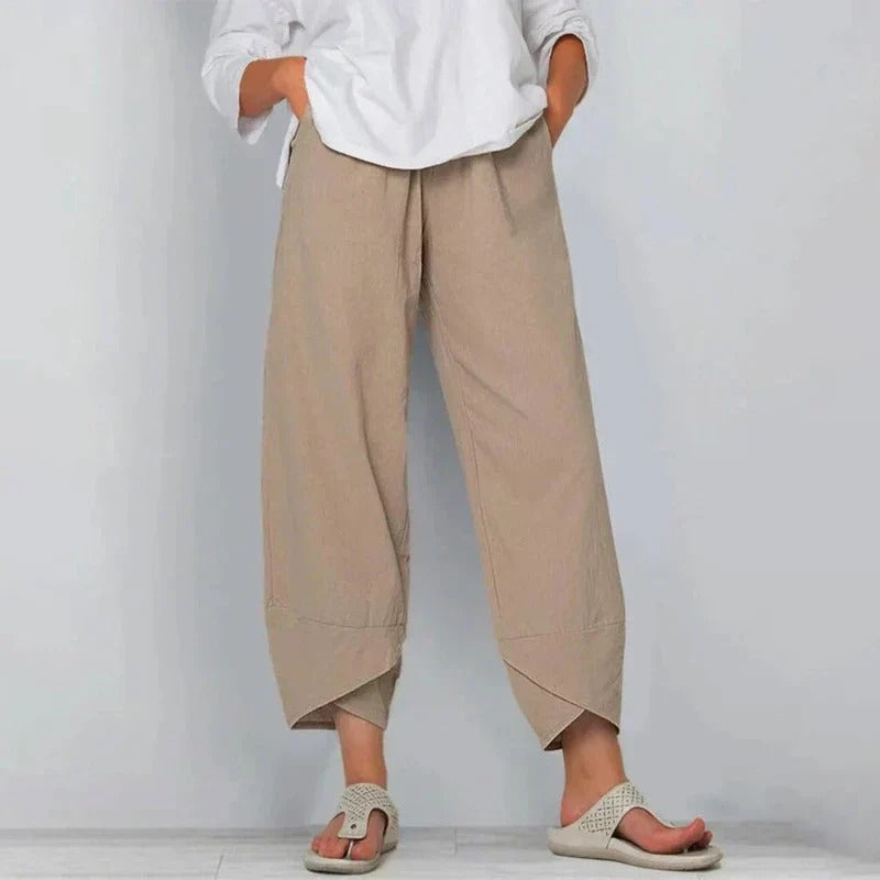 Scarlett | Cotton-Linen Summer Pants