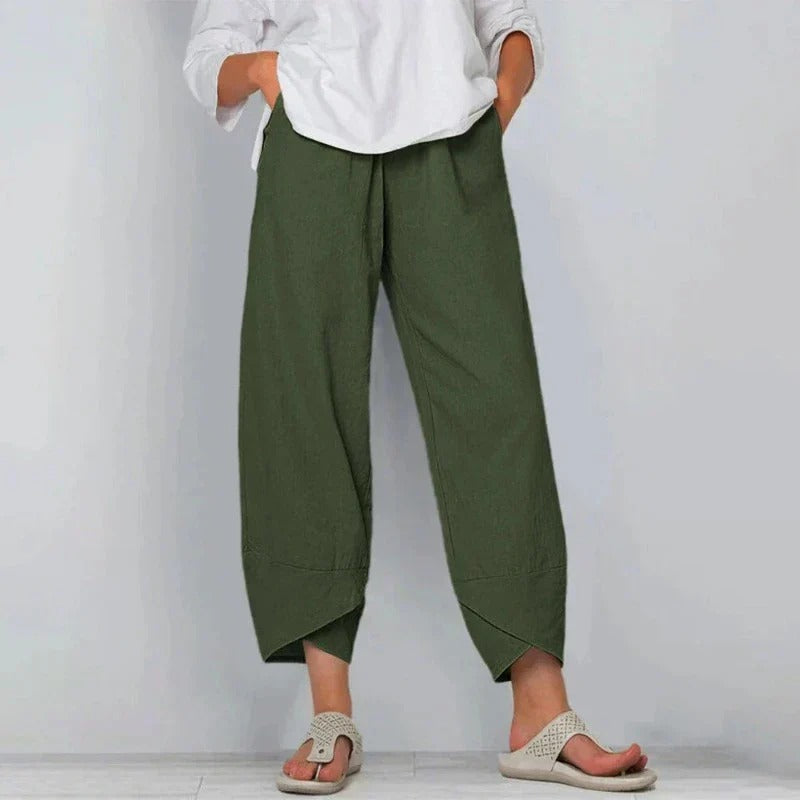 Scarlett | Cotton-Linen Summer Pants