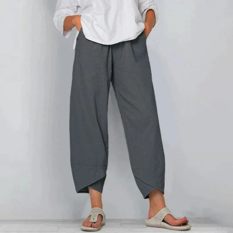 Scarlett | Cotton-Linen Summer Pants