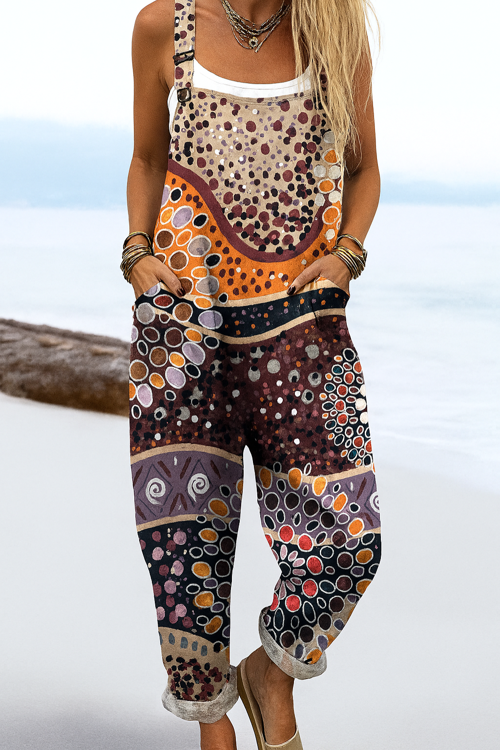 Isabella | Artistic Floral Overalls