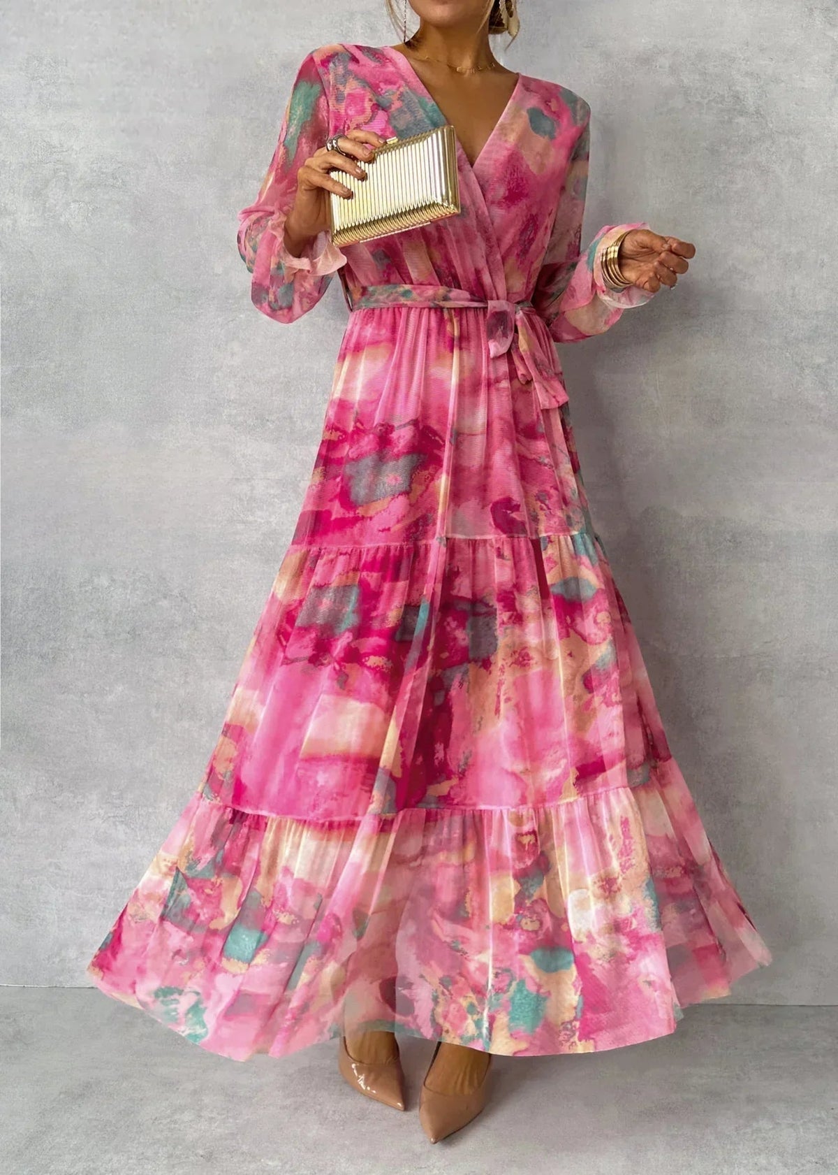 Octavia | Floral Print Wrap Dress