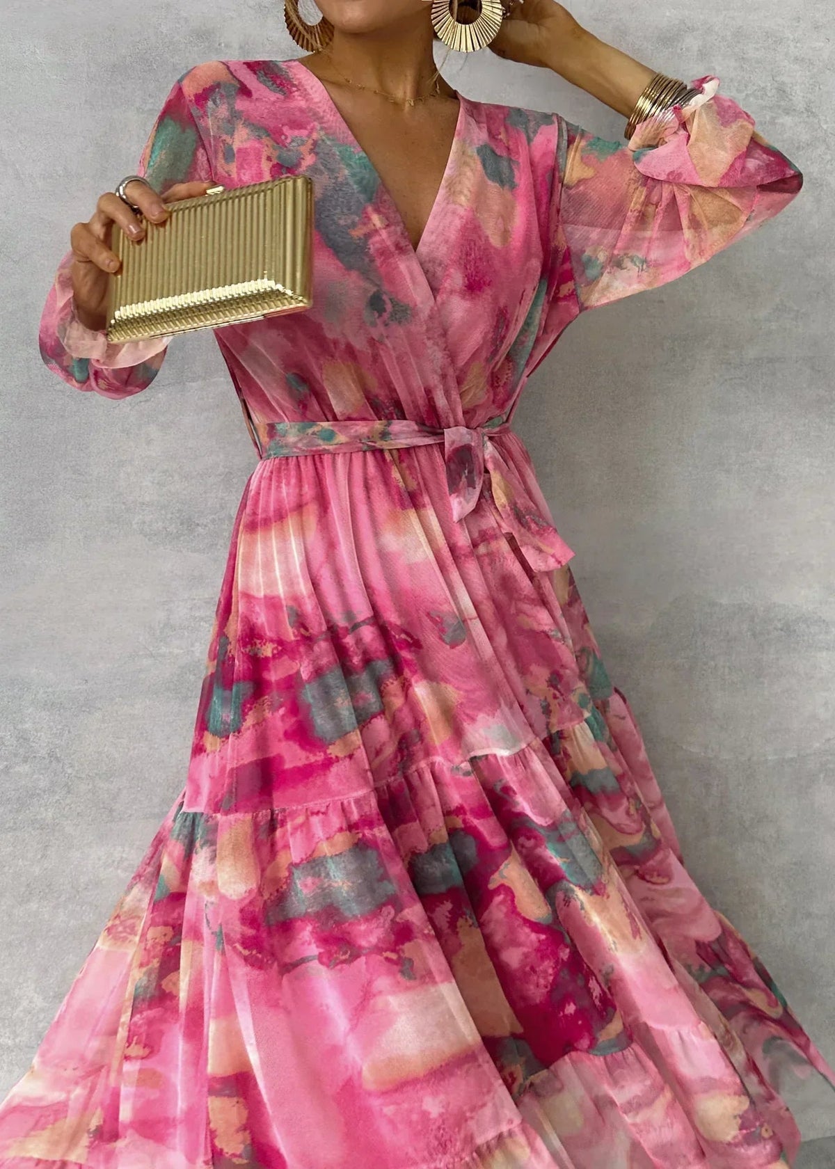 Octavia | Floral Print Wrap Dress