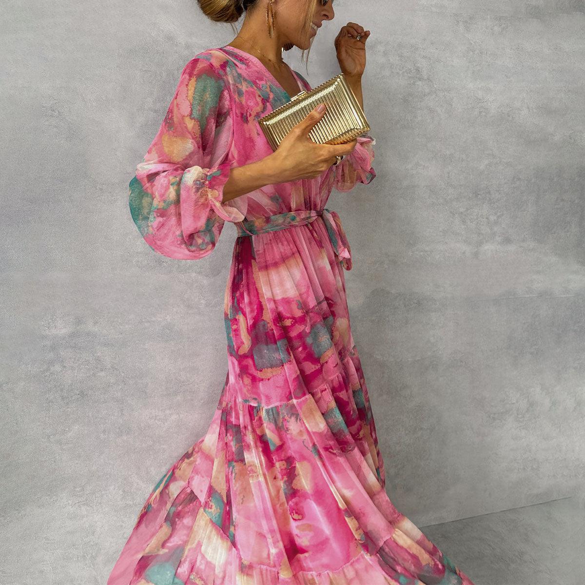 Octavia | Floral Print Wrap Dress
