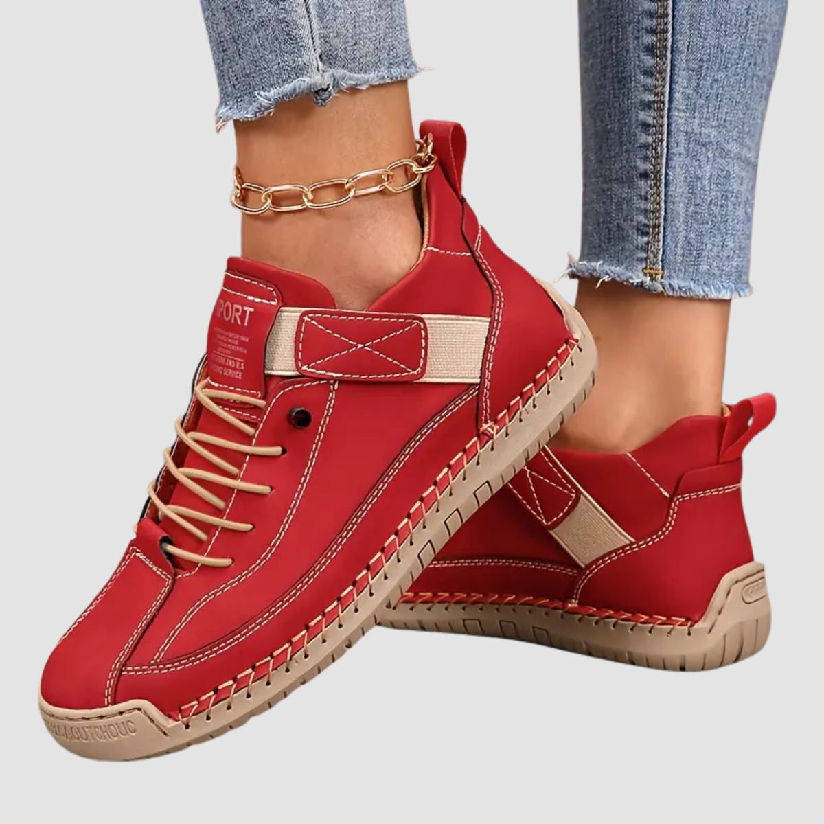 Victoria | Comfort Support Leather Sneakers