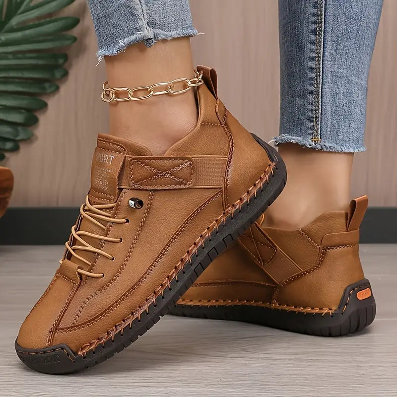 Victoria | Comfort Support Leather Sneakers